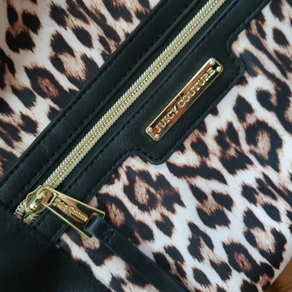 Juicy Couture Leopard Print Weekender Travel Duffel Bag - Picture 4 of 14